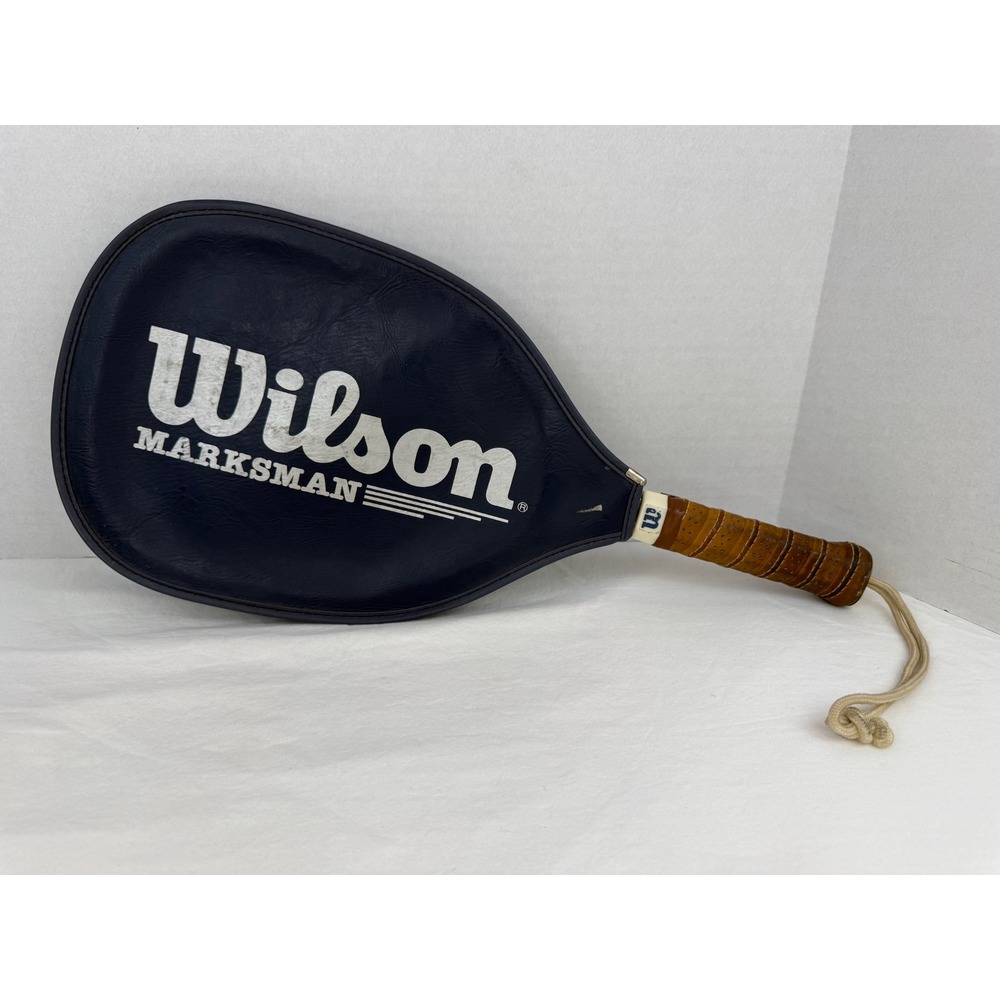 Vintage Racketball Wilson Marksman Racket CO85 with Cover